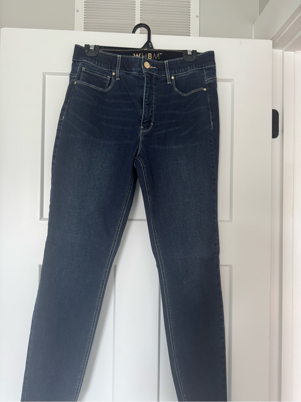 White House Black Market Navy Skinny Jeans